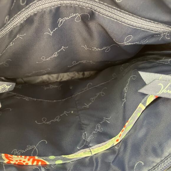 Vera Bradley Double Zip Mailbag Crossbody Purse Bag Nomadic Floral Print - Picture 14 of 16